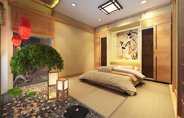 Phòng ngủ kiểu Nhật Bản