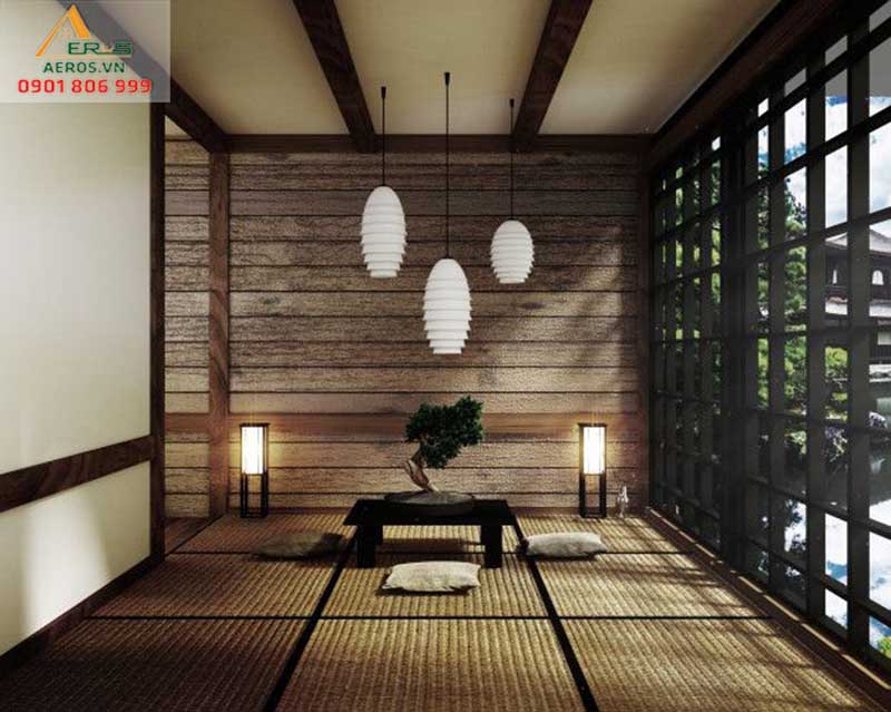 thiết kế nội thất nhà hàng Nhật Bản