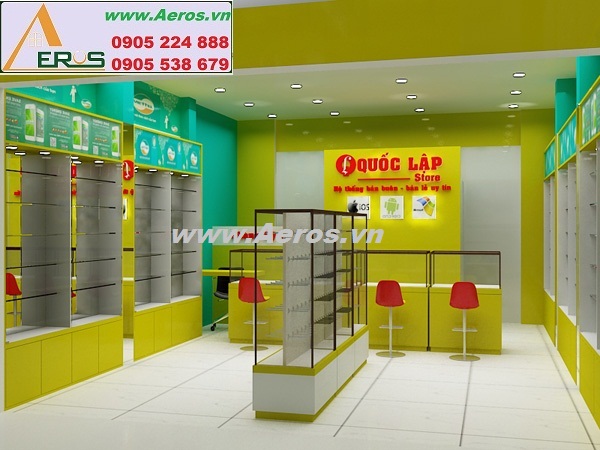 Top 20 mẫu thiết kế shop điện thoại hiện đại và thu hút khách hàng