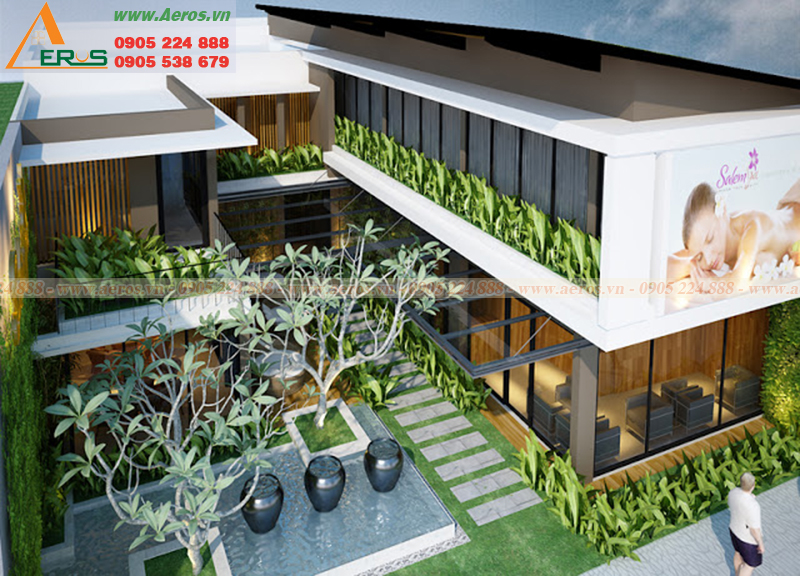 Hình ảnh thiết kế spa Salem tại quận Tân Phú, TP.HCM