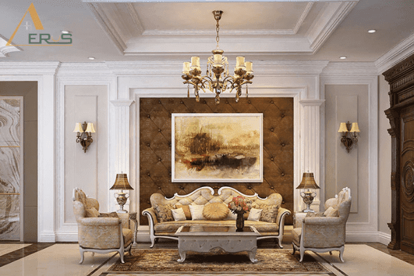 Hình ảnh dự án Nội thất nhà phố cổ điển đẹp và sang trọng nhất 2023. Nội thất nhà phố cổ điển là phong cách được ưa chuộng hiện nay bởi sự sang trọng, chau chuốt, tỉ mỉ đến từng chi tiết thiết kế và mang vẻ đẹp cá nhân của gia chủ. Cùng AEROS tìm hiểu thiết kế nội thất nhà phố cổ điển để có thêm ý tưởng cho tổ ấm của bạn nhé!