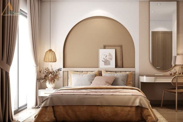 Hình ảnh dự án Màu Pastel Là Gì? Xu Hướng Thiết Kế Phòng Ngủ Màu Pastel Đẹp Nhất 2023. Phòng ngủ Pastel tạo cảm giác nhẹ nhàng, dịu mắt nên được nhiều gia chủ yêu thích. Hãy cùng công ty thiết kế và thi công nội thất AEROS tìm hiểu những ý tưởng để chọn màu phòng ngủ pastel phù hợp với bạn nhé!