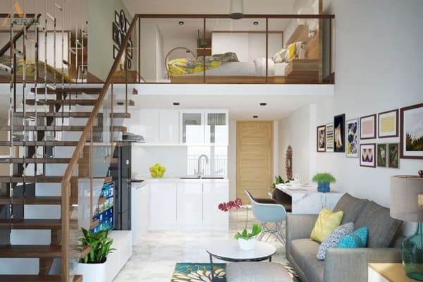 Hình ảnh dự án Tầng Lửng Là Gì? Lưu Ý Khi Thiết Kế Tầng Lửng Đẹp - AEROS. Tầng lửng đang là mẫu kiến trúc được nhiều gia chủ yêu thích và lựa chọn, được xây nhằm tối ưu không gian sinh hoạt và tăng tính thẩm mỹ. Vậy tầng lửng là gì? Cùng AEROS tìm hiểu chi tiết trong bài viết sau nhé!