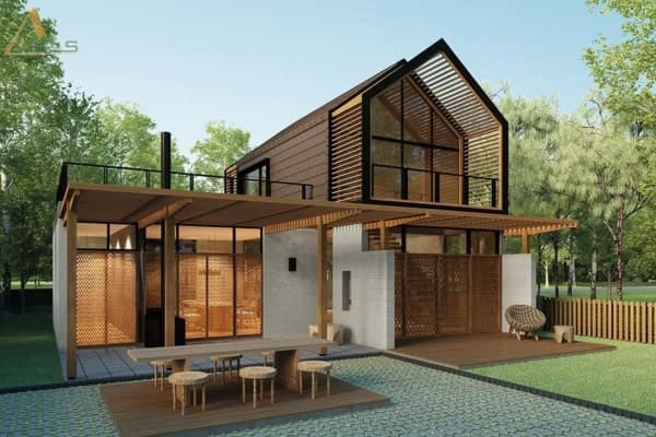 Hình ảnh dự án Xu Hướng Thiết Kế Nhà Thân Thiện Với Môi Trường 2023. Nhà thân thiện với môi trường là gì? Làm sao để thiết kế nhà thân thiện với môi trường, nâng cao chất lượng sống cho gia đình bạn? Cùng AEROS tìm hiểu ngay trong bài viết sau nhé!