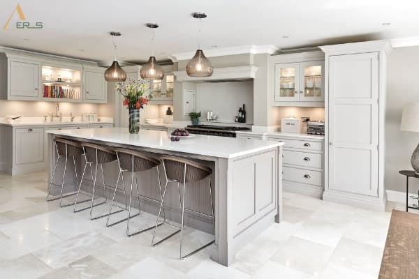 Hình ảnh dự án 10+ Mẫu Thiết Kế Nội Thất Phòng Bếp Biệt Thự Đẳng Cấp Nhất 2023. Nội thất phòng bếp biệt thự đẹp, hiện đại và sang trọng đang là xu hướng thiết kế được nhiều gia chủ lựa chọn bởi sự xa hoa và tinh tế. Cùng AEROS tìm hiểu 10+ Mẫu Thiết Kế Nội Thất Phòng Bếp Biệt Thự Đẳng Cấp Nhất 2023 nhé.