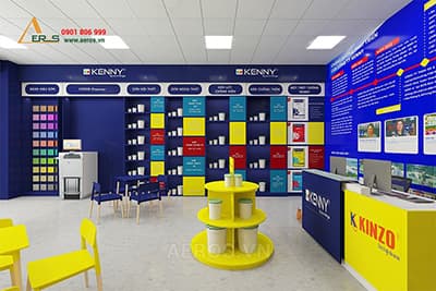 Dự án AEROS THIẾT KẾ THI CÔNG SHOWROOM TRƯNG BÀY SƠN KENNY-KINZO TẠI ĐÀ NẴNG Hình ảnh dự án AEROS THIẾT KẾ THI CÔNG SHOWROOM TRƯNG BÀY SƠN KENNY-KINZO TẠI ĐÀ NẴNG. Khám phá chi tiết về dự án AEROS THIẾT KẾ THI CÔNG SHOWROOM TRƯNG BÀY SƠN KENNY-KINZO TẠI ĐÀ NẴNG được thực hiện bởi đội ngũ chuyên gia giàu kinh nghiệm. Dự án này thể hiện sự chuyên nghiệp và chất lượng trong từng công đoạn thực hiện.