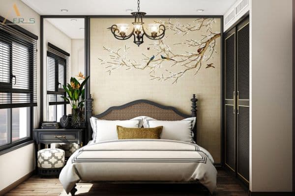 Dự án 20+ Mẫu Phòng Ngủ Phong Cách Indochine Sang Trọng 2023 Hình ảnh dự án 20+ Mẫu Phòng Ngủ Phong Cách Indochine Sang Trọng 2023. Phòng ngủ phong cách Indochine đang là xu hướng thiết kế phòng ngủ được nhiều gia chủ yêu thích và lựa chọn. Vậy, phong cách này có đặc điểm gì mà nhiều người thích? Cùng AEROS tìm hiểu ngay nhé!