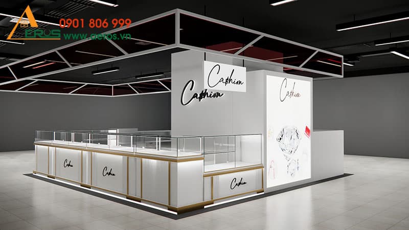 Dự án Thiết kế gian hàng trang sức Cashion tại GO! Nguyễn Thị Thập, Quận 7 Hình ảnh dự án Thiết kế gian hàng trang sức Cashion tại GO! Nguyễn Thị Thập, Quận 7. Khám phá chi tiết về dự án Thiết kế gian hàng trang sức Cashion tại GO! Nguyễn Thị Thập, Quận 7 được thực hiện bởi đội ngũ chuyên gia giàu kinh nghiệm. Dự án này thể hiện sự chuyên nghiệp và chất lượng trong từng công đoạn thực hiện.