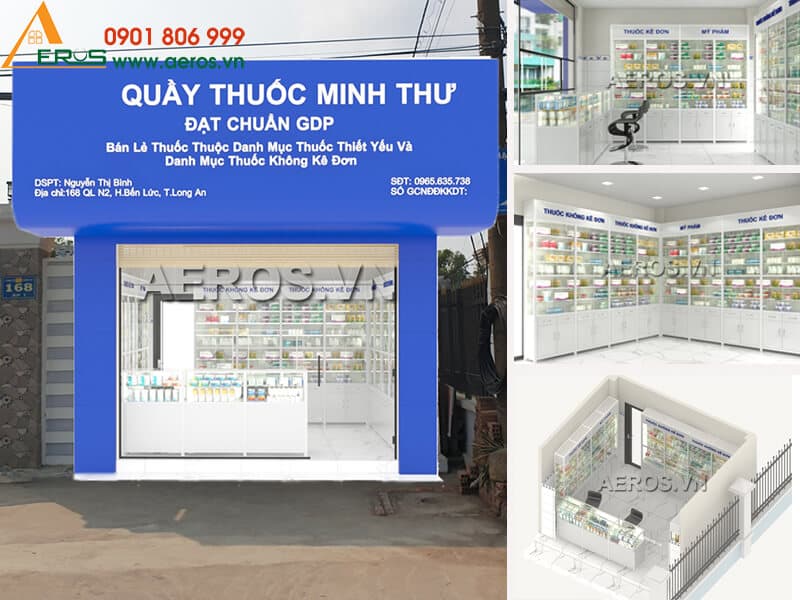 Dự án Thiết kế thi công nhà thuốc nhôm kính Minh Thư tại Bến Lức, Long An Hình ảnh dự án Thiết kế thi công nhà thuốc nhôm kính Minh Thư tại Bến Lức, Long An. Khám phá chi tiết về dự án Thiết kế thi công nhà thuốc nhôm kính Minh Thư tại Bến Lức, Long An được thực hiện bởi đội ngũ chuyên gia giàu kinh nghiệm. Dự án này thể hiện sự chuyên nghiệp và chất lượng trong từng công đoạn thực hiện.
