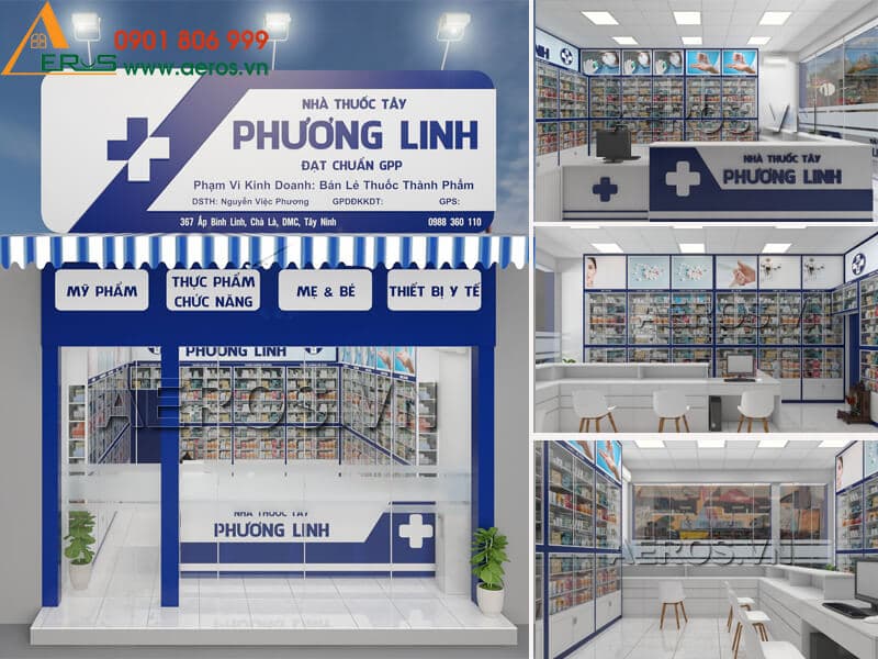 Dự án Thiết kế thi công nhà thuốc tây GPP Phương Linh tại Tây Ninh Hình ảnh dự án Thiết kế thi công nhà thuốc tây GPP Phương Linh tại Tây Ninh. Khám phá chi tiết về dự án Thiết kế thi công nhà thuốc tây GPP Phương Linh tại Tây Ninh được thực hiện bởi đội ngũ chuyên gia giàu kinh nghiệm. Dự án này thể hiện sự chuyên nghiệp và chất lượng trong từng công đoạn thực hiện.