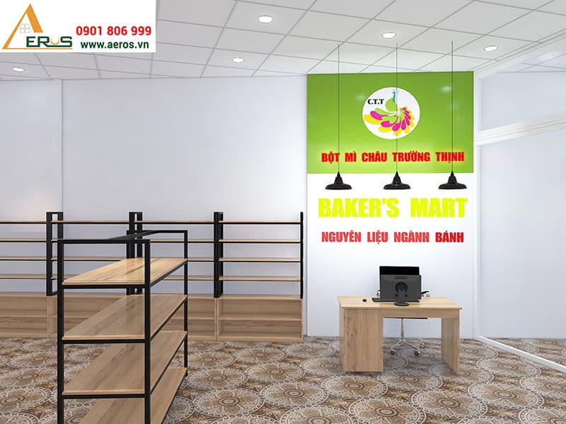 Dự án Thiết kế thi công shop nguyên liệu bánh Baker's Mart tại Bình Dương Hình ảnh dự án Thiết kế thi công shop nguyên liệu bánh Baker's Mart tại Bình Dương. Khám phá chi tiết về dự án Thiết kế thi công shop nguyên liệu bánh Baker's Mart tại Bình Dương được thực hiện bởi đội ngũ chuyên gia giàu kinh nghiệm. Dự án này thể hiện sự chuyên nghiệp và chất lượng trong từng công đoạn thực hiện.