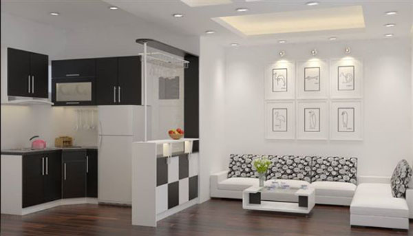 Cách trang trí nội thất nhà nhỏ: Ý tưởng kết hợp phòng khách với phòng ăn