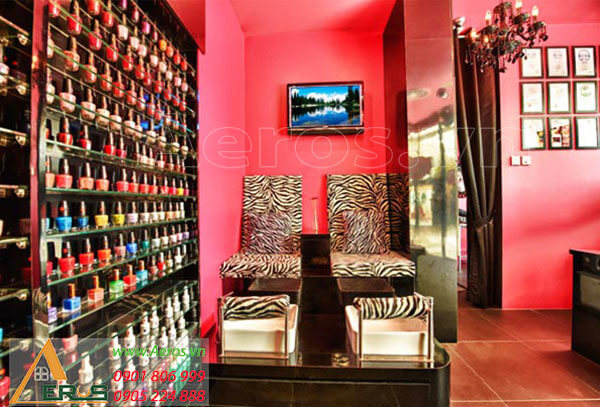 Thiết kế tiệm nail Darling Nail & Spa của chị Thanh tại Quận Tân Bình