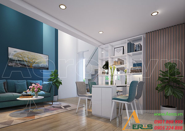 Thiết kế nội thất căn hộ mini 30m2 tại chung cư D - One, Gò Vấp của anh Minh