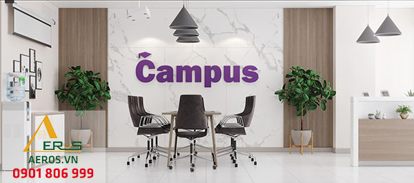 Thiết kế nội thất văn phòng công ty Campus tại Quận 7 TP. HCM