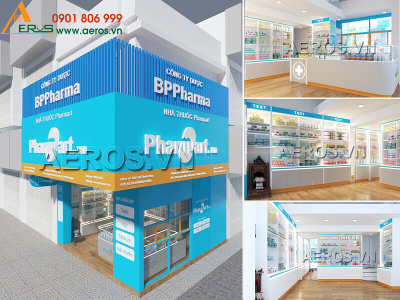 Thiết kế nhà thuốc tây GPP BP PHARMA tại quận 3, TPHCM