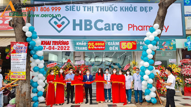 Thi công hoàn thiện nhà thuốc HB Care chi nhánh Hoàng Hoa Thám, Vũng Tàu