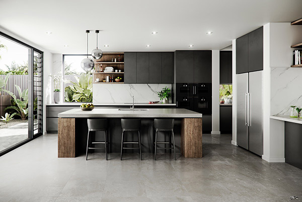23 Ý tưởng thiết kế bếp hiện đại nhưng ấm áp cho không gian nhà đẹp