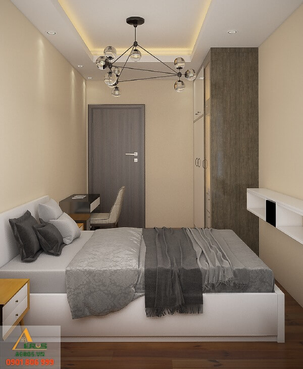Thiết kế và thi công căn hộ 85m2 3 phòng ngủ