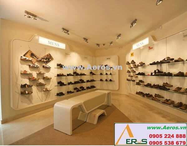 Thiết kế nội thất shop giày dép TN Shoes của anh Tuân tại quận 3, TP.HCM