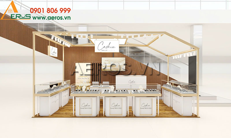 Thiết kế gian hàng trang sức Cashion tại TTTM SORA BÌNH DƯƠNG