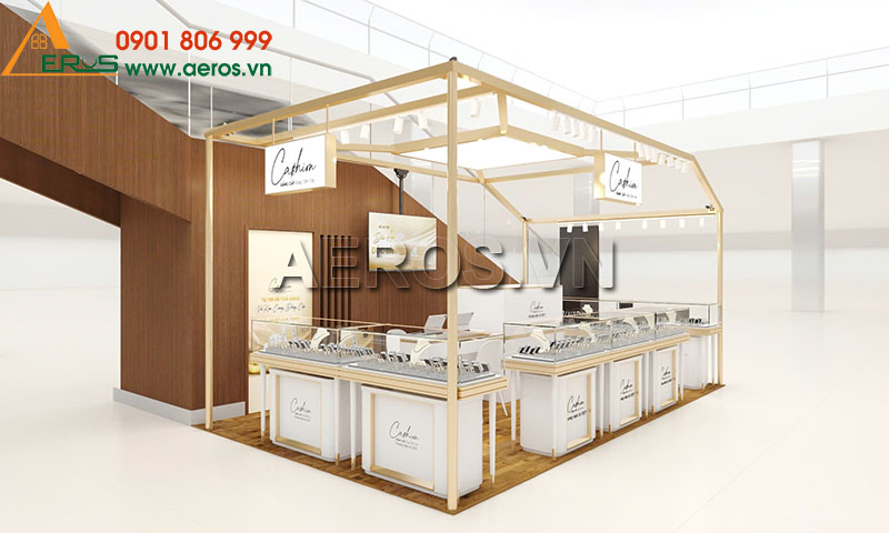 Thiết kế gian hàng trang sức Cashion tại TTTM SORA BÌNH DƯƠNG