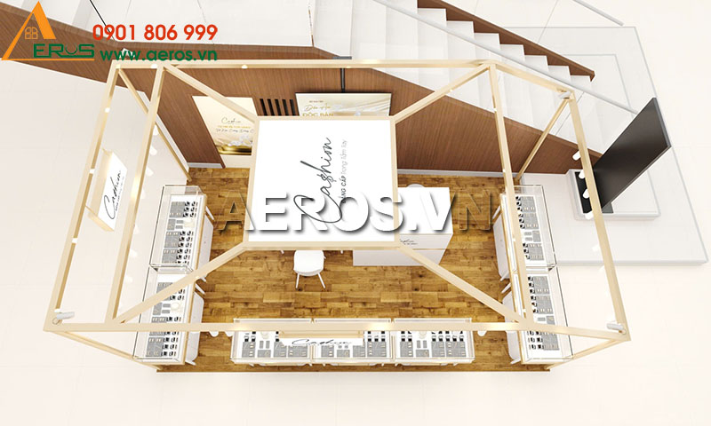 Thiết kế gian hàng trang sức Cashion tại TTTM SORA BÌNH DƯƠNG