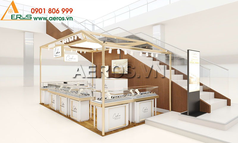 Thiết kế gian hàng trang sức Cashion tại TTTM SORA BÌNH DƯƠNG