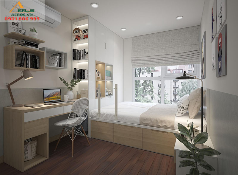 Thiết kế nội thất căn hộ chị Hương tại Chung cư Scenic Valley quận 7