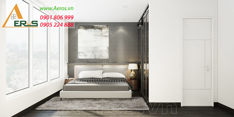 Thiết kế - thi công căn hộ 72m2 2 phòng ngủ tại chung cư Diamond Lotus Lake View của anh Nam