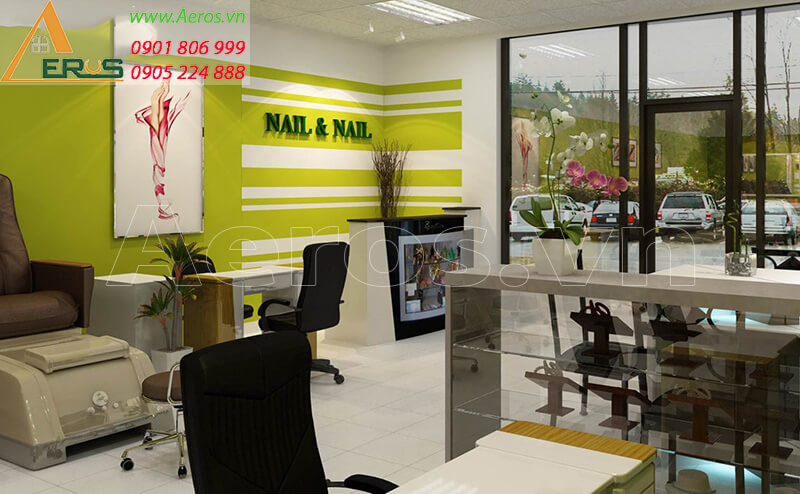 Thiết kế nội thất tiệm Nail&Nail tại quận Tân Bình