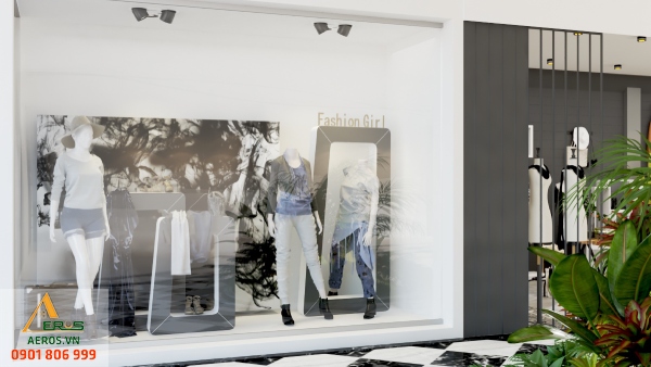 Thiết kế nội thất trung tâm thời trang Maxxcom Bình Dương