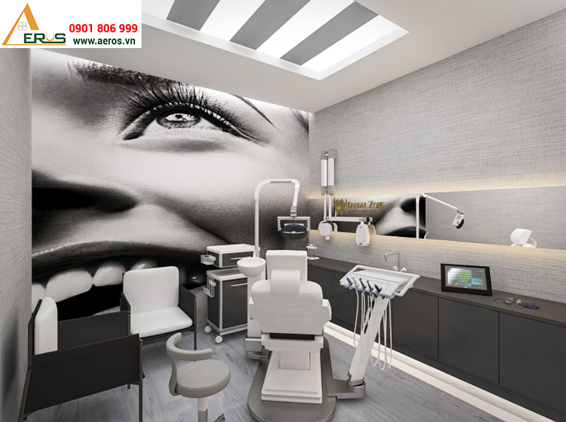 Thiết kế nội thất phòng khám nha khoa Dental Zone tại quận 4, TP.HCM