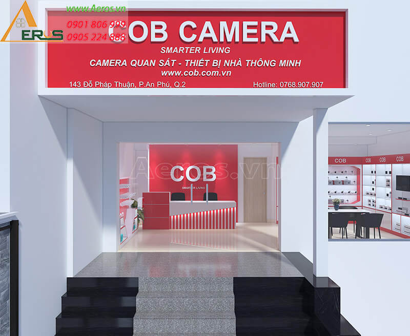 Thiết kế shop COB Camera