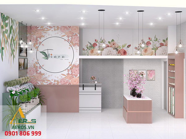 Thiết kế shop hoa Tiara tại Quận Phú Nhuận