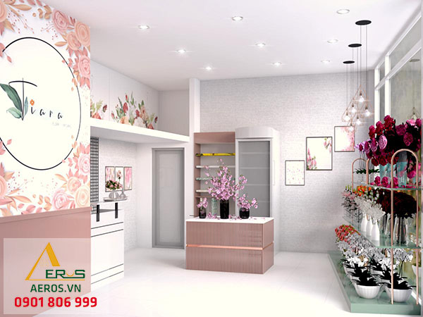 Thiết kế shop hoa Tiara tại Quận Phú Nhuận