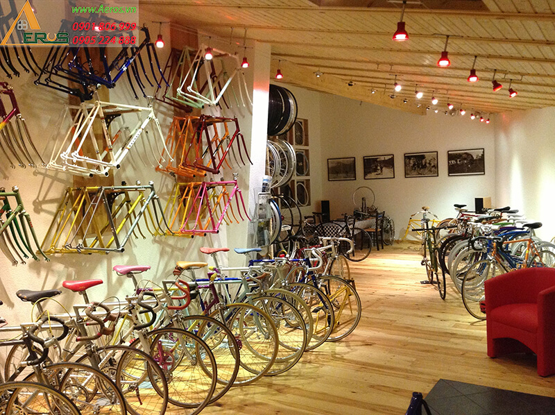 Thiết kế showroom xe đạp