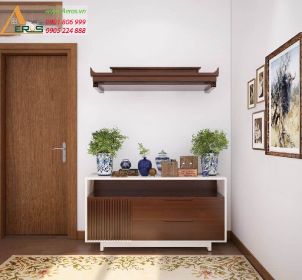 Thiết kế nội thất căn hộ 40m2 2 phòng ngủ Ihome quận Gò Vấp