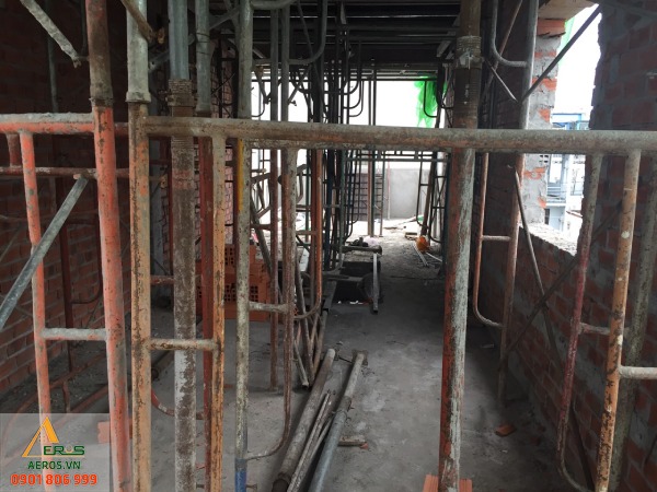 Hiện trạng dự án thiết kế - thi công nội thất nhà phố anh Khương, Quận 6