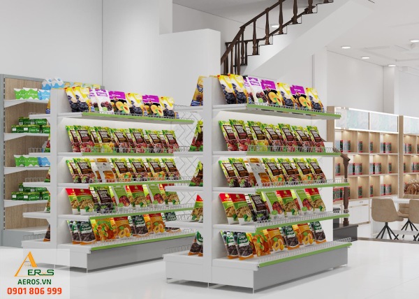 Thiết kế thi công nội thất siêu thị Hàng Hàn tại Bình Tân TP. HCM