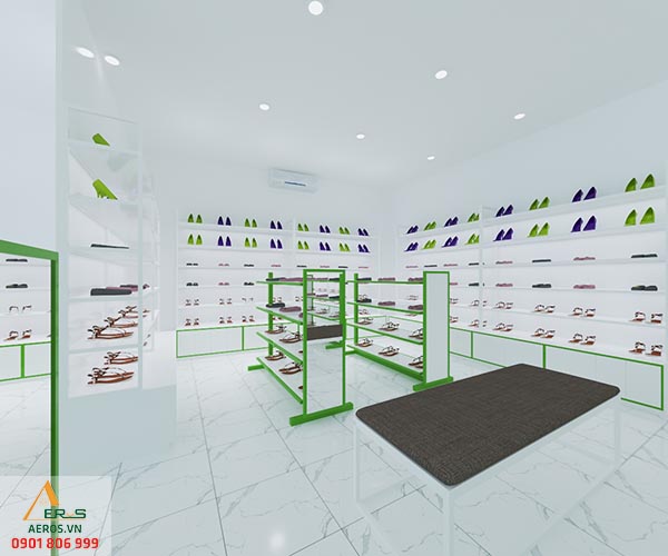 Thiết kế shop giày dép Tuyết Như tại Tây Ninh