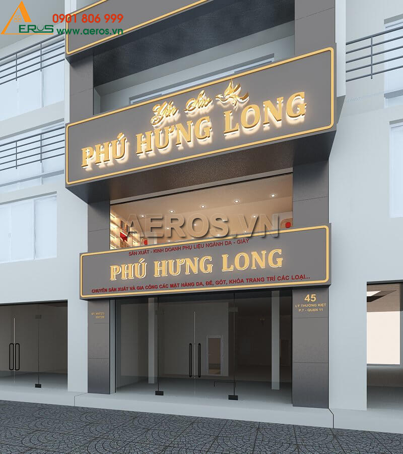 Thiết kế thi công shop yến sào PHÚ HƯNG LONG tại quận 11, TPHCM