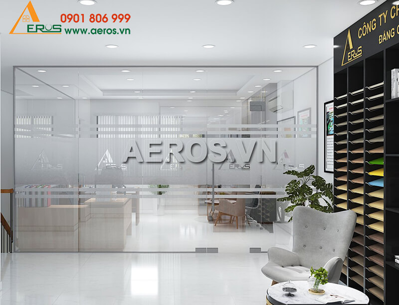 Thiết kế thi công hoàn thiện văn phòng công ty Aeros tại khu CITYLAND Gò Vấp, TPHCM