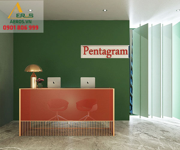 Thiết kế nội thất văn phòng công ty Pentagram tại quận Bình Thạnh