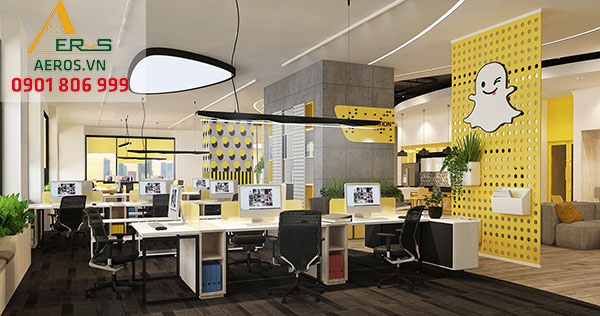 Thiết kế văn phòng công ty Snapchat tại Quận 1 TP. HCM