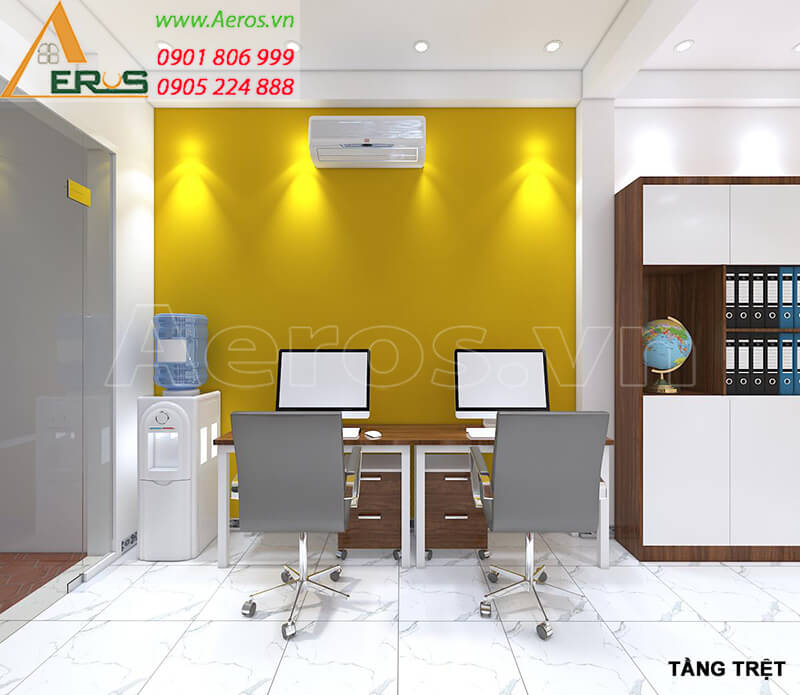 Thiết kế nội thất văn phòng VNBrain của anh Thông tại quận 1, TP.HCM
