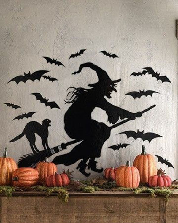 trang trí halloween cho cửa hàng