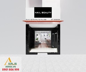 Thiết kế thi công tiệm Nail Beauty tại Quận Tân Phú