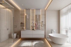 10+ Mẫu Phòng Tắm Có Bồn Đẹp - Hiện Đại - Sang Trọng 2023