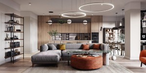 Top 6 thiết kế nội thất căn hộ chung cư 84m2 hiện đại nhất 2021